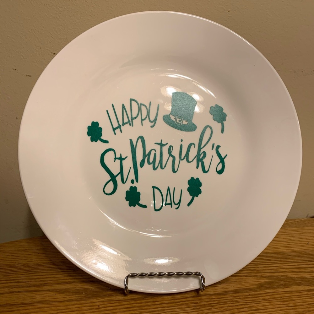 St. Patrick’s day decorative plate
